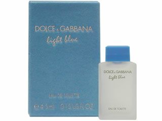 ドルチェ&ガッバーナ ライトブルー オードトワレ EDT 4.5ml ミニ香水 レディース 人気香水 通販 LIGHT BLUE | 【香水学園】